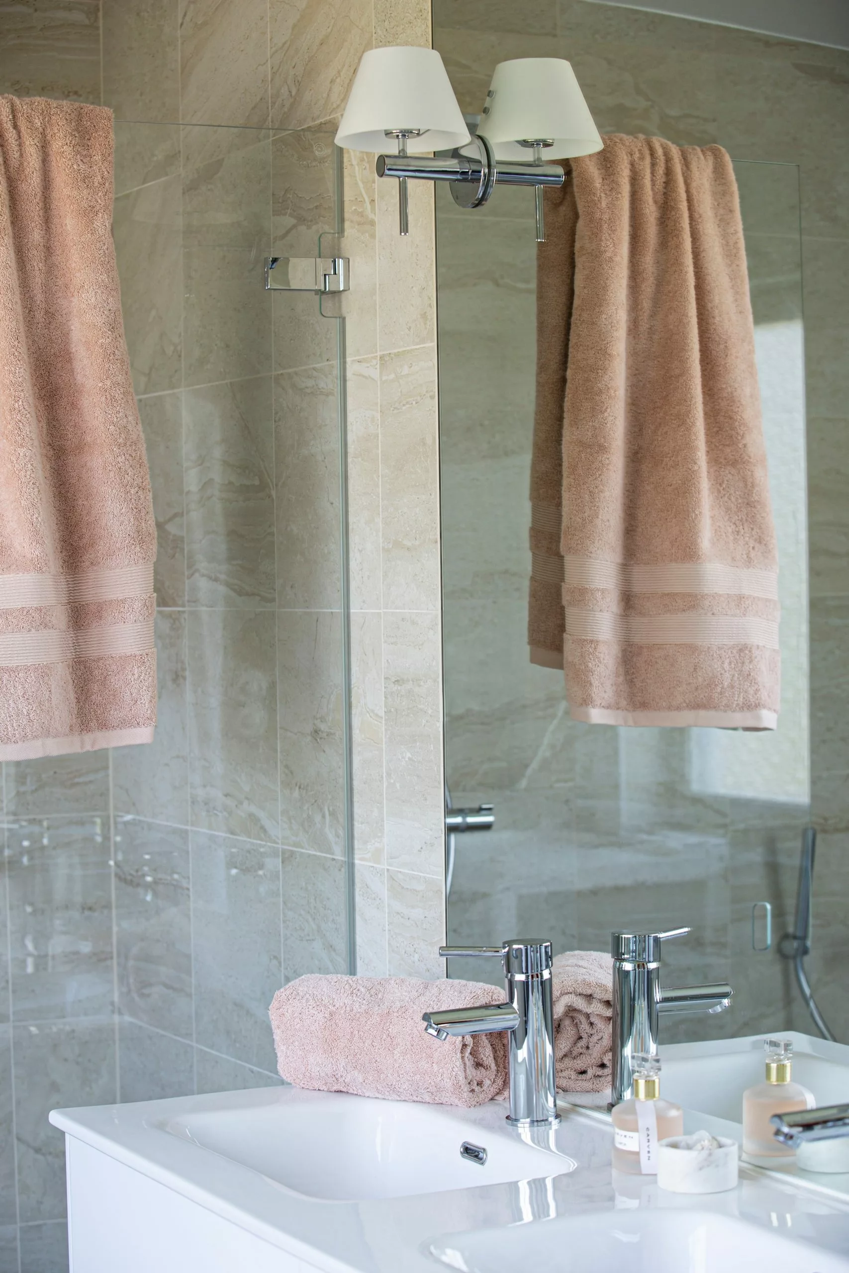 Mille Notti Fontana EKO Gästehandtuch Powder Pink, 30x50 Cm 4 Mille Notti Fontana EKO Gästehandtuch Powder Pink, 30x50 Cm – Bild 4