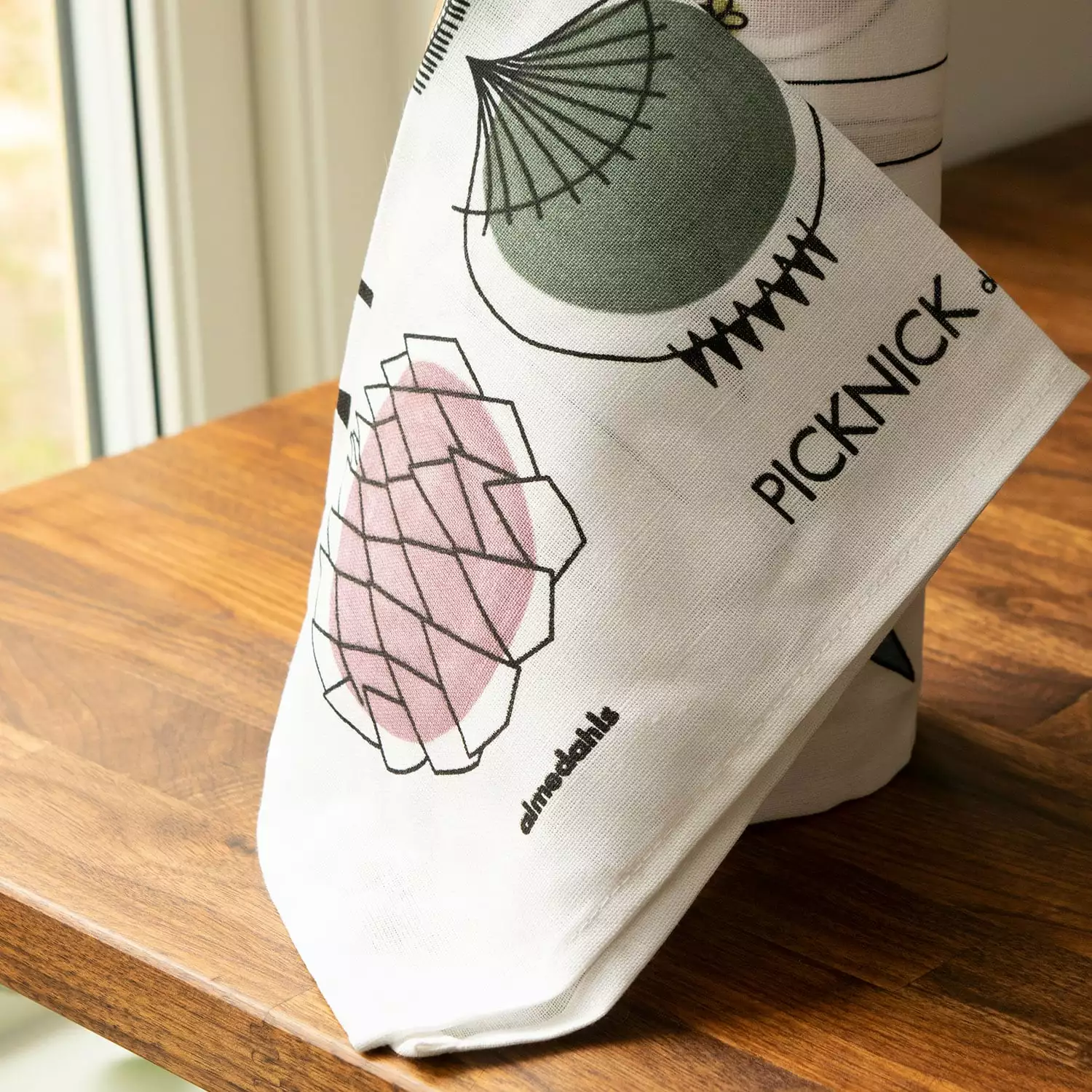 Almedahls Picnic Kitchen Towel 70x47 Cm, Linen/Cotton 2 Almedahls Picnic Kitchen Towel 70x47 Cm, Linen/Cotton – Bild 2