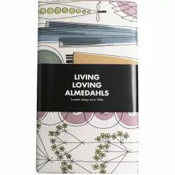 Almedahls Picnic Tischdecke Akrylat 145x220 Cm, Blau/Rosa