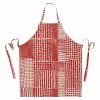 Almedahls Schürze Rot, 70x83cm