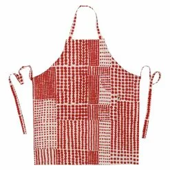 Almedahls Schürze Rot, 70x83cm