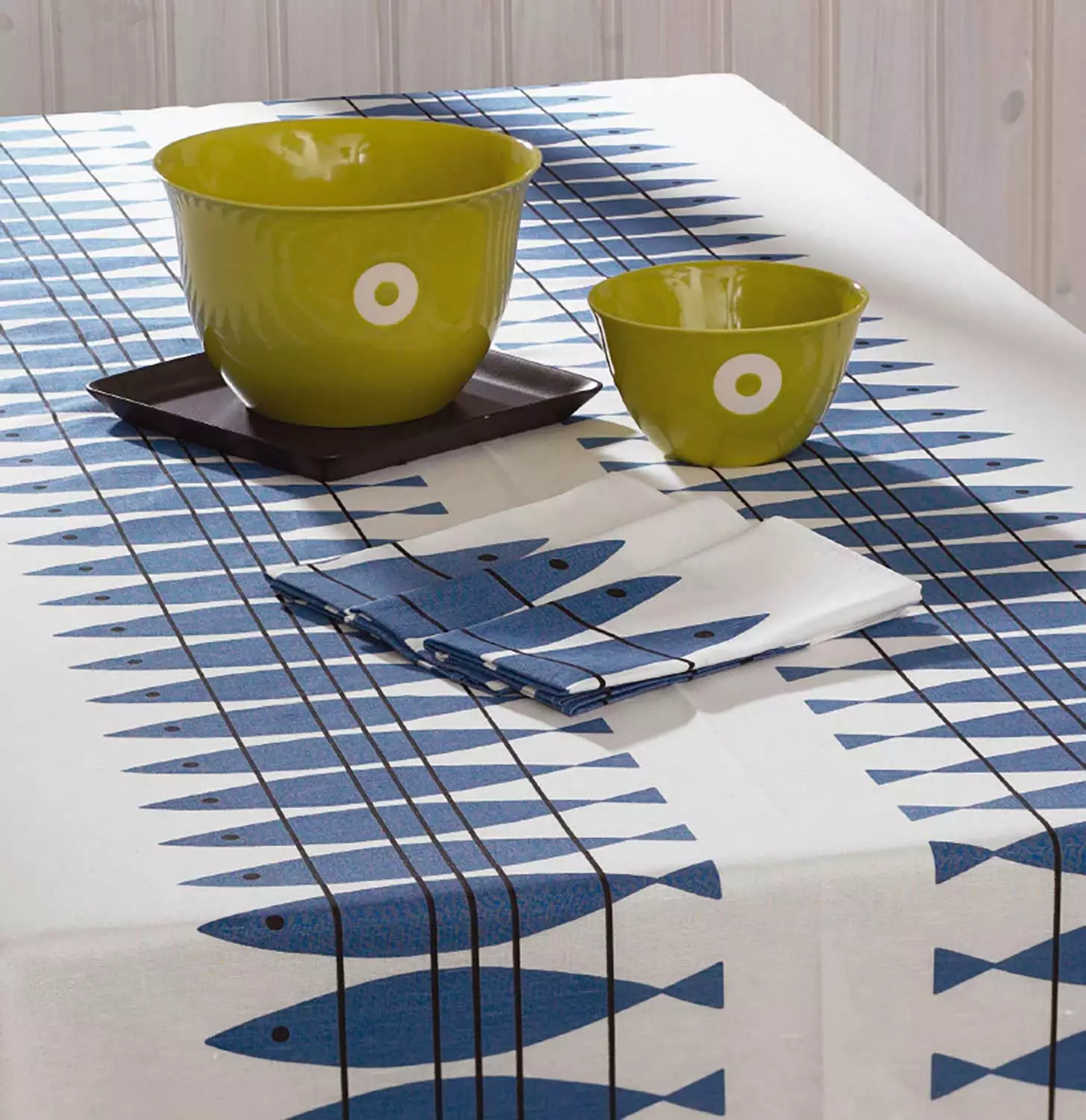 Almedahls Sill Tischläufer 45x140 Cm Blau 2 Almedahls Sill Tischläufer 45x140 Cm Blau – Bild 2