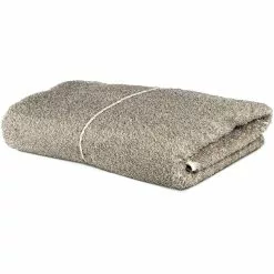 Axlings Badetuch Leinen-Frottee 100x150 Cm, Natur / Altweiß