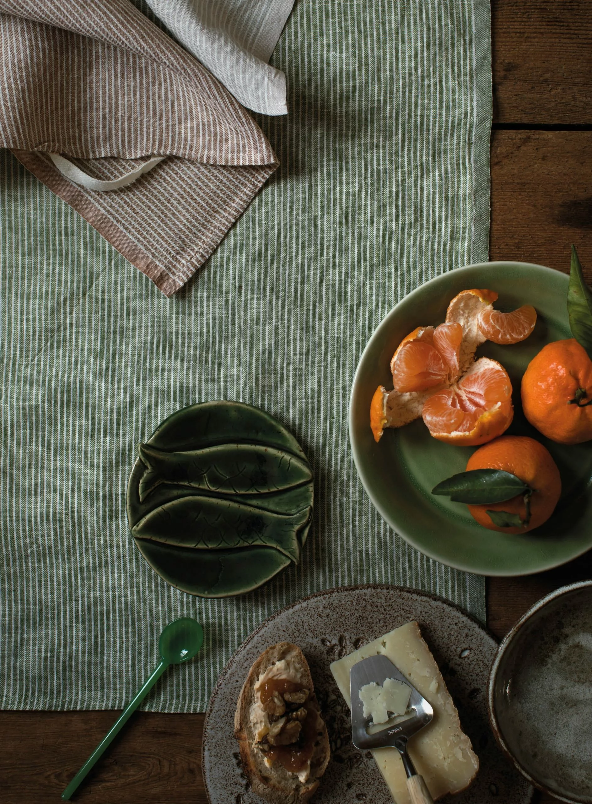 Axlings Kritstreck Geschirrtuch 2-er Set, Grün 2 Axlings Kritstreck Geschirrtuch 2-er Set, Grün – Bild 2