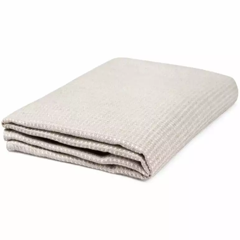 Axlings Waffle Badetuch 100x150 Cm, Natur / Weiß 1 Axlings Waffle Badetuch 100x150 Cm, Natur / Weiß