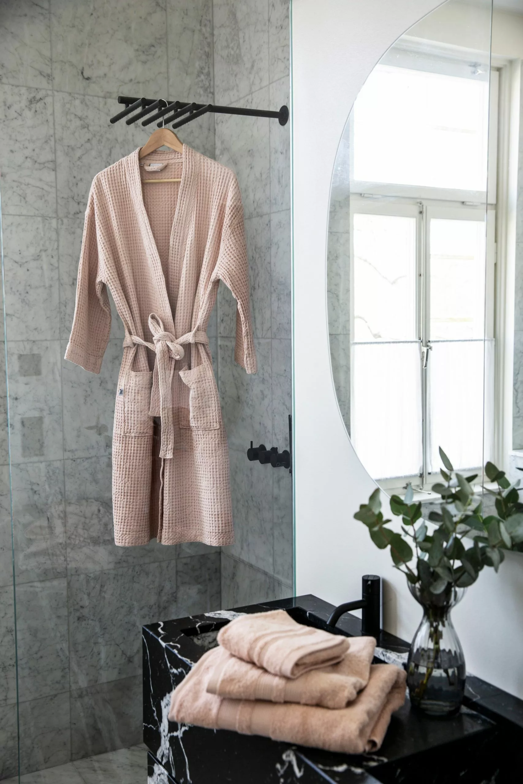 Mille Notti Fontana EKO Badetuch Powder Pink, 70x140 Cm 2 Mille Notti Fontana EKO Badetuch Powder Pink, 70x140 Cm – Bild 2