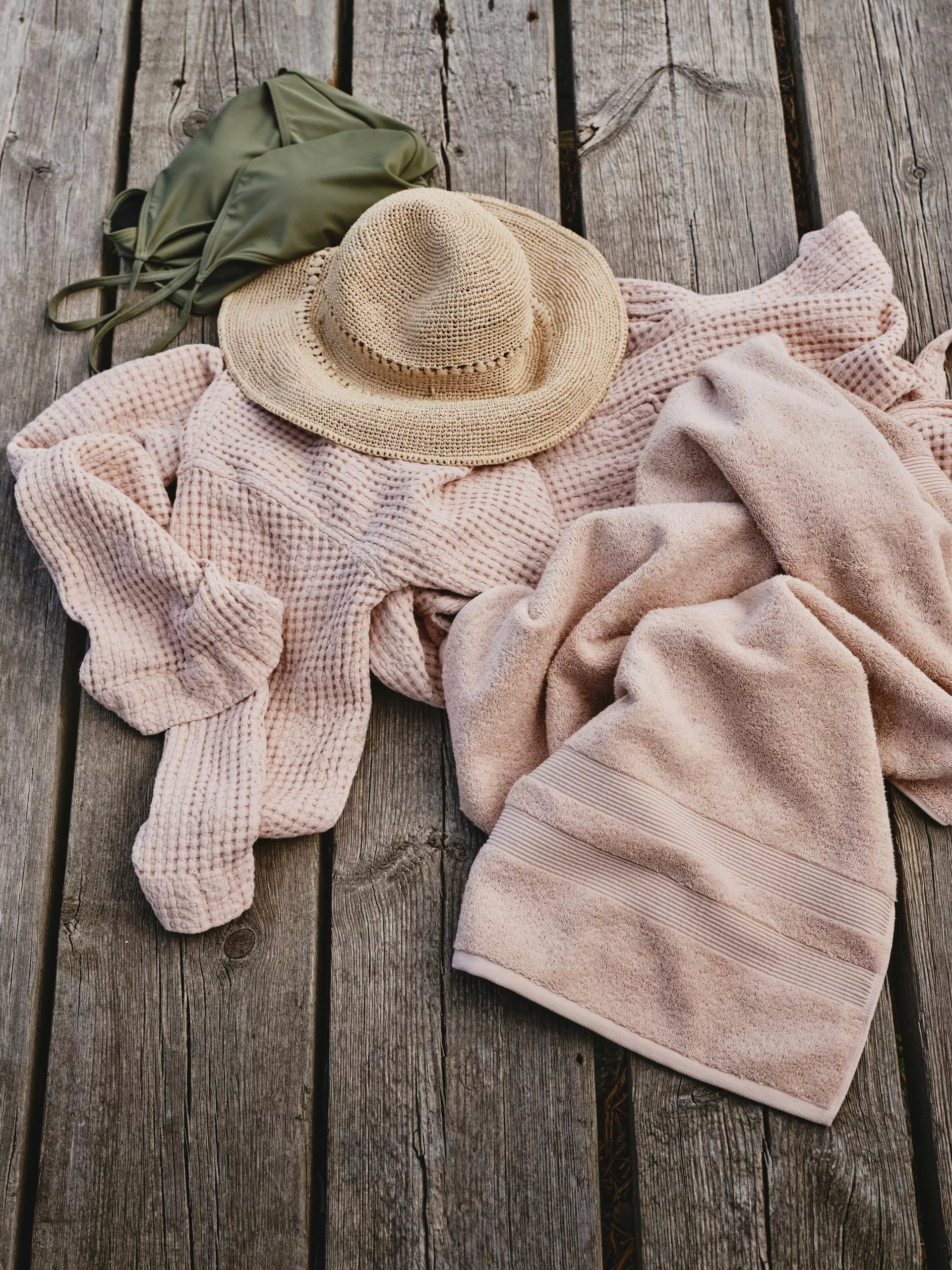 Mille Notti Fontana EKO Badetuch Powder Pink, 70x140 Cm 3 Mille Notti Fontana EKO Badetuch Powder Pink, 70x140 Cm – Bild 3