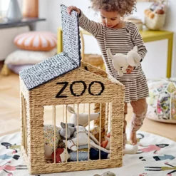 Bloomingville Friends Baumwollteppich Ø130 Cm 6 Bloomingville Friends Baumwollteppich Ø130 Cm -Kindertextilien Verkäufe bloomingville friends rug nature cotton 2