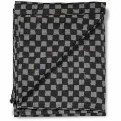 ByOn Checki Tischdecke Baumwolle 140x250 Cm, Schwarz
