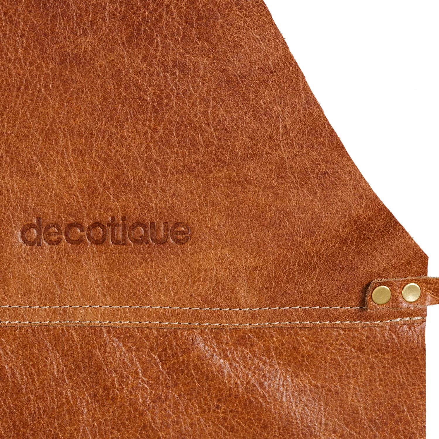 Decotique Le Chef Lederschürze, Cognac 2 Decotique Le Chef Lederschürze, Cognac – Bild 2