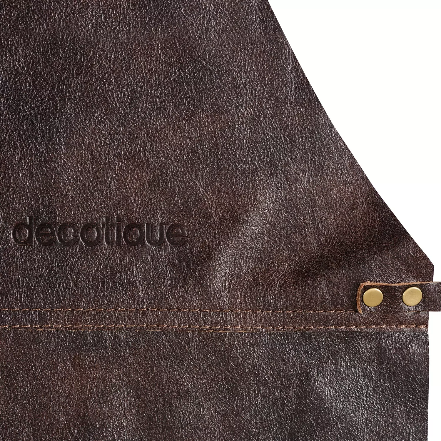 Decotique Le Chef Lederschürze, Braun 2 Decotique Le Chef Lederschürze, Braun – Bild 2