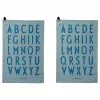 Design Letters Classic Küchenhandtuch 2-er Set, Blau