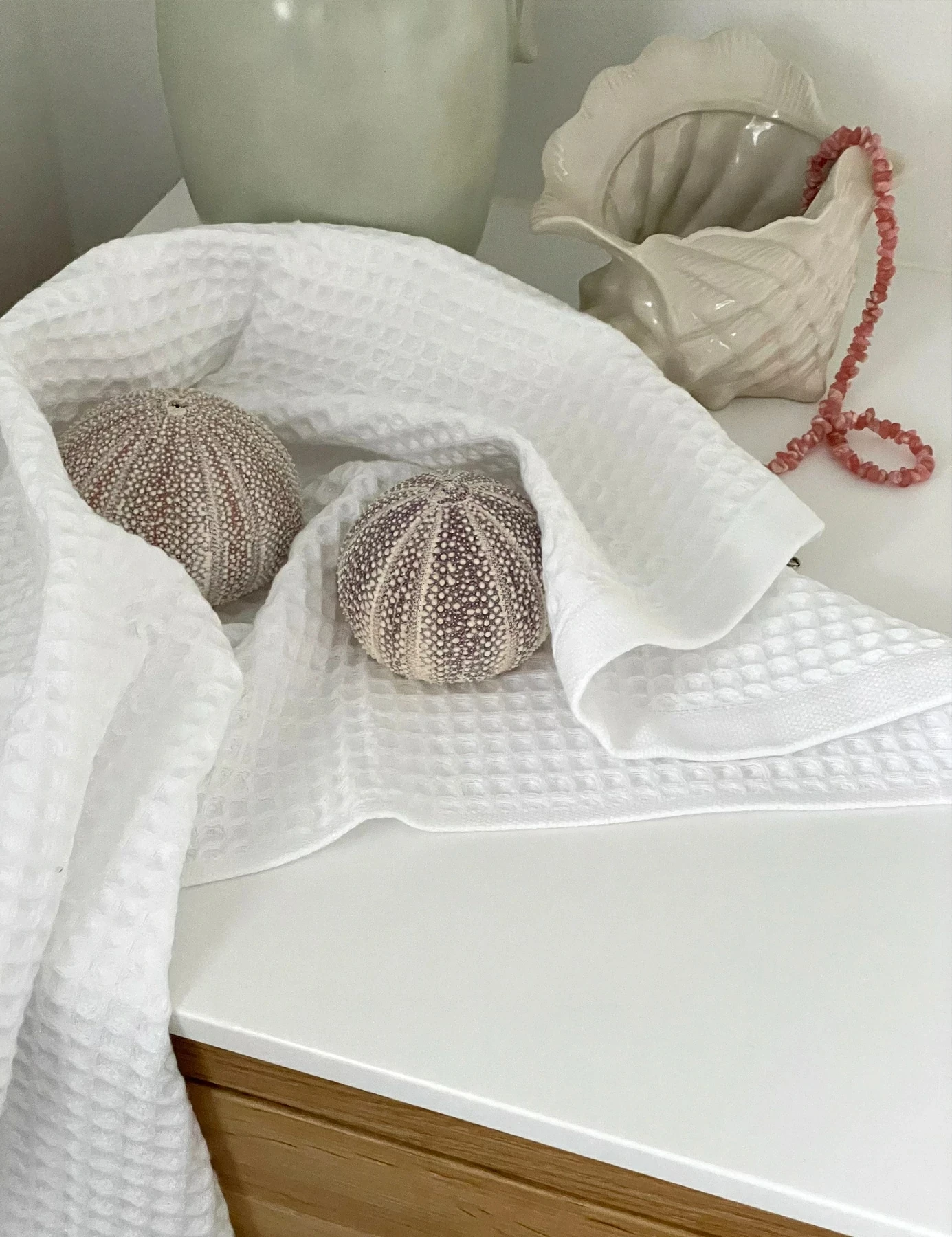 Elvang Waffel Badetuch 70x140 Cm, Weiß 3 Elvang Waffel Badetuch 70x140 Cm, Weiß – Bild 3