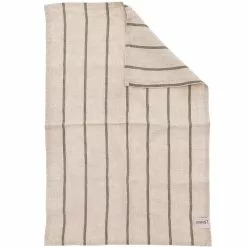 Ernst Geschirrtuch Gestreift 47x70 Cm, Natur/Grün