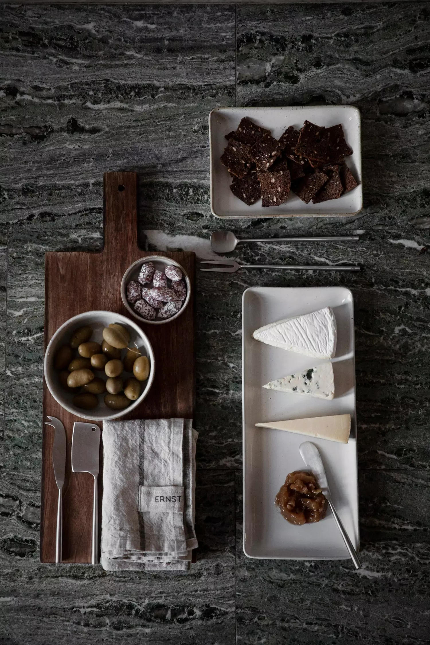 Ernst Geschirrtuch Gestreift 47x70 Cm, Natur/Grün 2 Ernst Geschirrtuch Gestreift 47x70 Cm, Natur/Grün – Bild 2