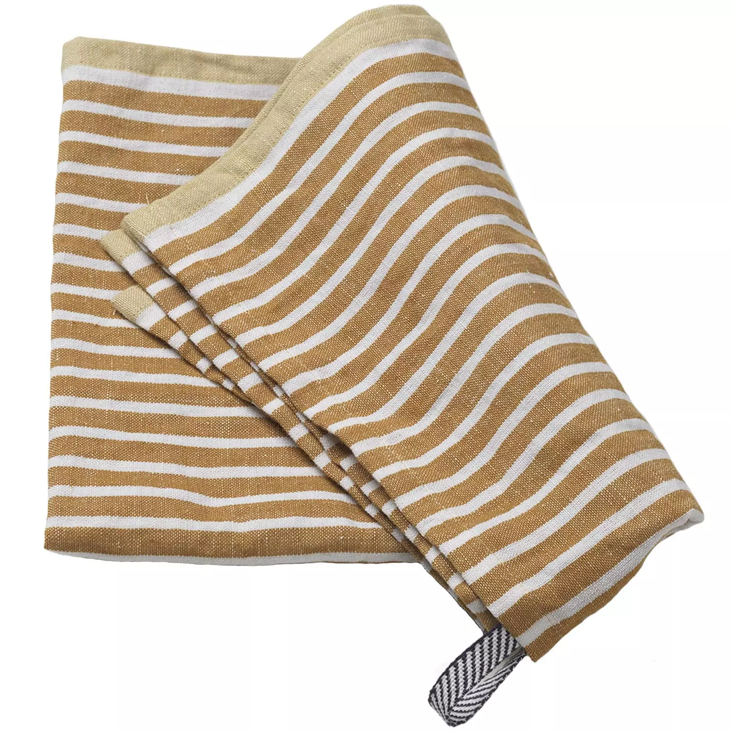 Ferm LIVING Hale Geschirrtuch 50x70 Cm, Golden Brown/Silver Fern 2 Ferm LIVING Hale Geschirrtuch 50x70 Cm, Golden Brown/Silver Fern – Bild 2