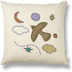 Ferm LIVING Naive Kissen 40x40 Cm, Bird