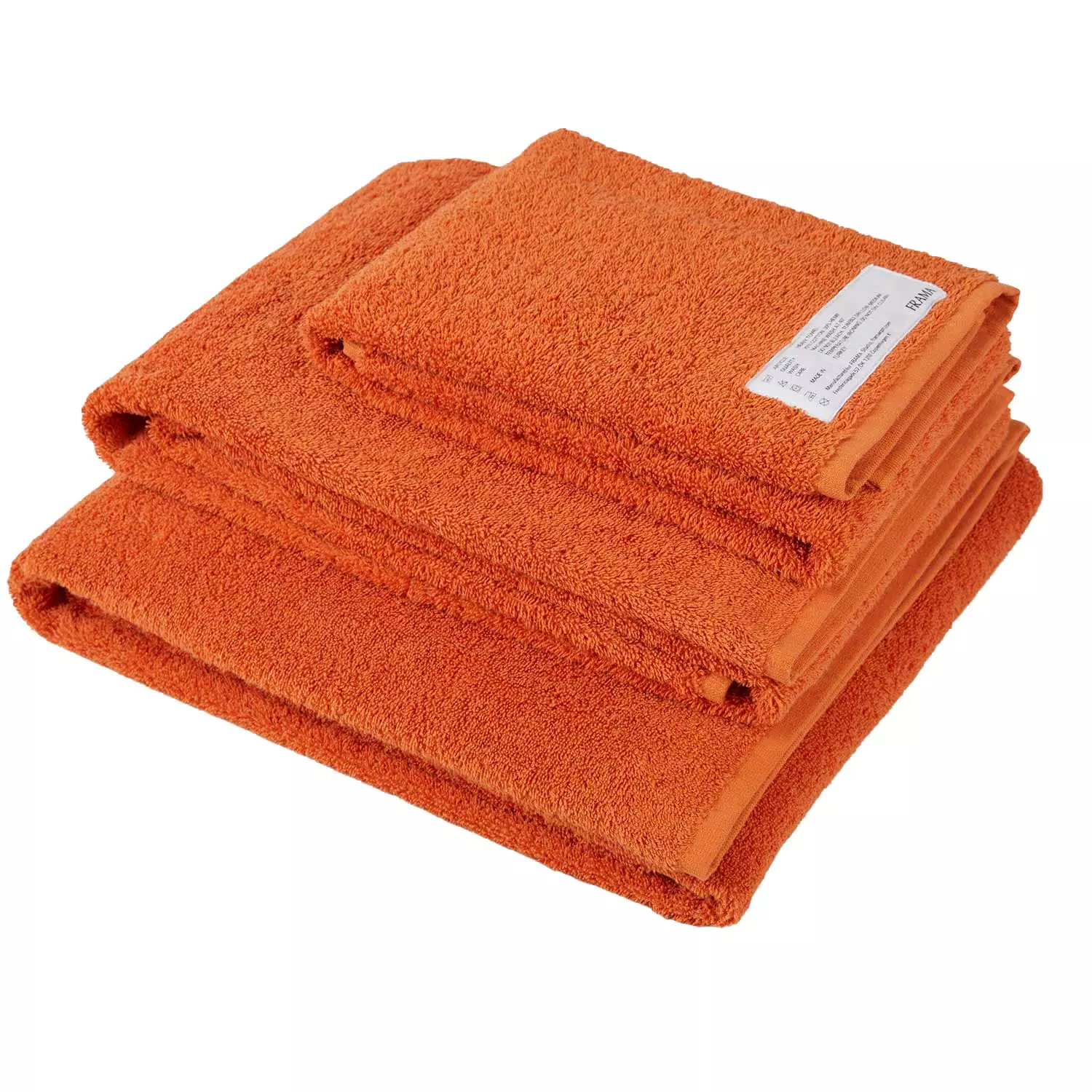Frama Heavy Towel Badetuch 100x150 Cm, Burnt Orange 4 Frama Heavy Towel Badetuch 100x150 Cm, Burnt Orange – Bild 4