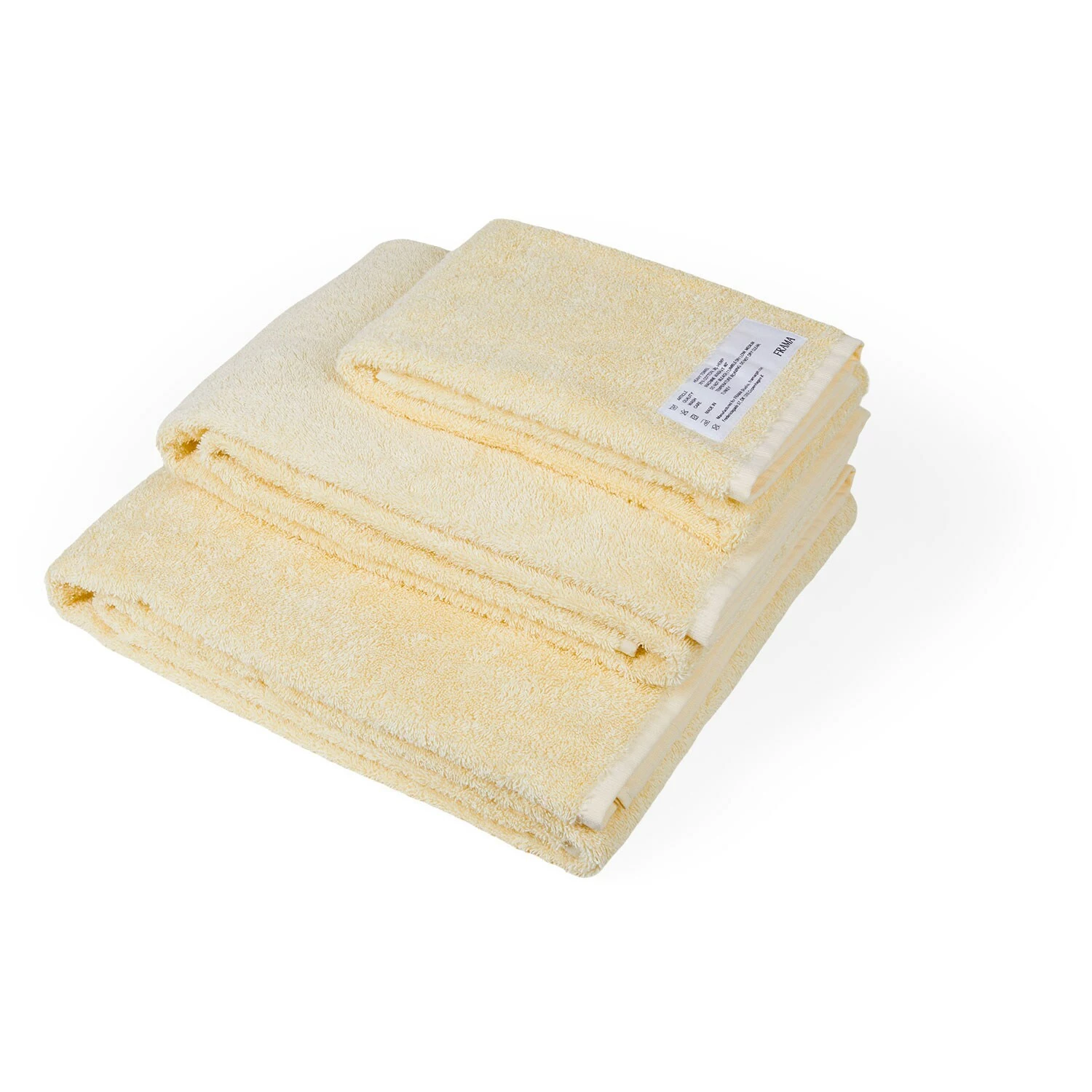 Frama Heavy Towel Badetuch 100x150 Cm, Pale Yellow 4 Frama Heavy Towel Badetuch 100x150 Cm, Pale Yellow – Bild 4