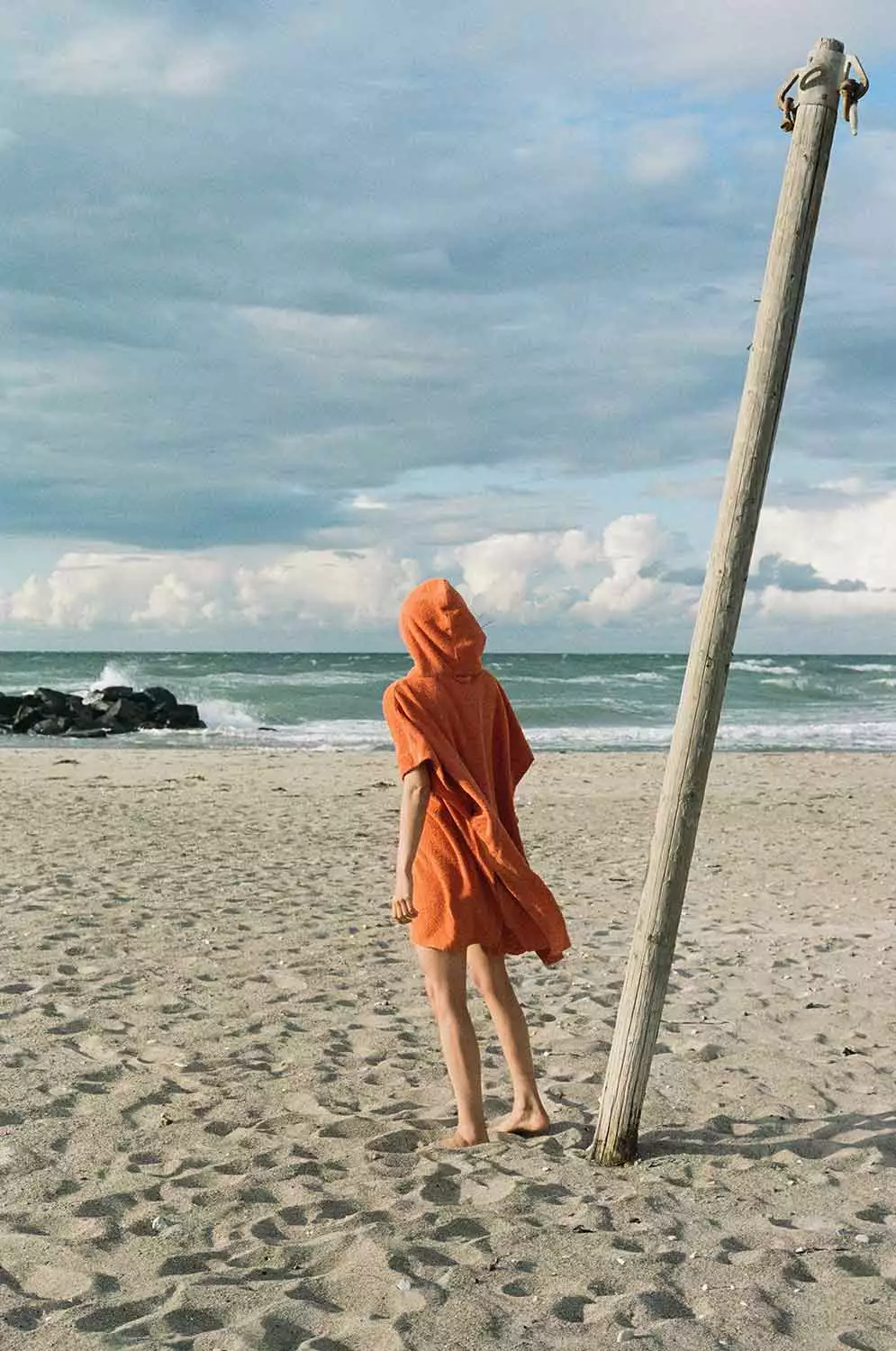 Frama Heavy Towel Poncho Onesize, Burnt Orange 6 Frama Heavy Towel Poncho Onesize, Burnt Orange – Bild 6