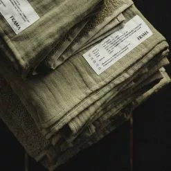 Frama Light Towel Badetuch 100x150 Cm, Sage Green -Kindertextilien Verkäufe frama light towel i bath i sage green 5