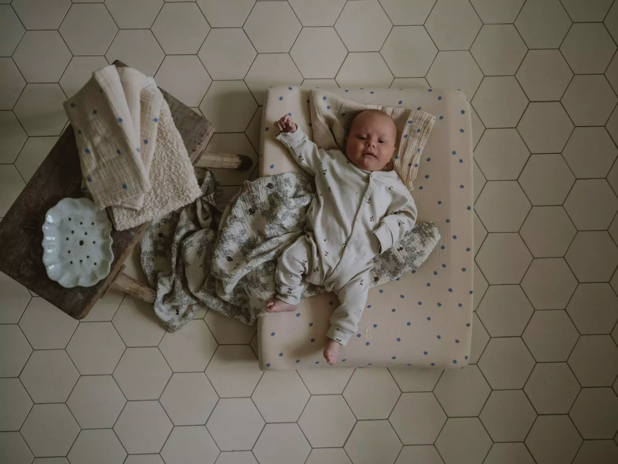 Garbo & Friends Bleu Decken 2-er Set Musselin, 60x60 Cm 4 Garbo & Friends Bleu Decken 2-er Set Musselin, 60x60 Cm – Bild 4