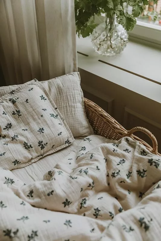 Garbo & Friends Blueberry Muslin Bettwäsche, 150x210 + 50x60 Cm 3 Garbo & Friends Blueberry Muslin Bettwäsche, 150x210 + 50x60 Cm – Bild 3