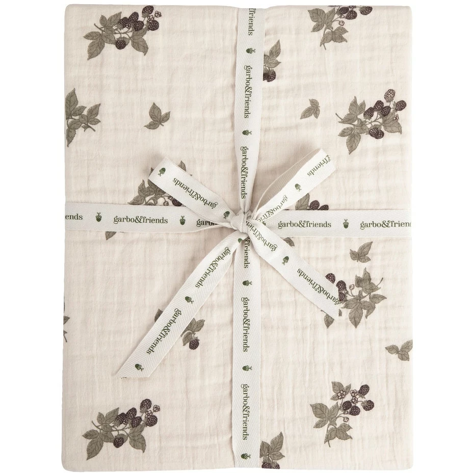 Garbo & Friends Blackberry Muslin Spannbetttuch, 90x200 Cm 1 Garbo & Friends Blackberry Muslin Spannbetttuch, 90x200 Cm