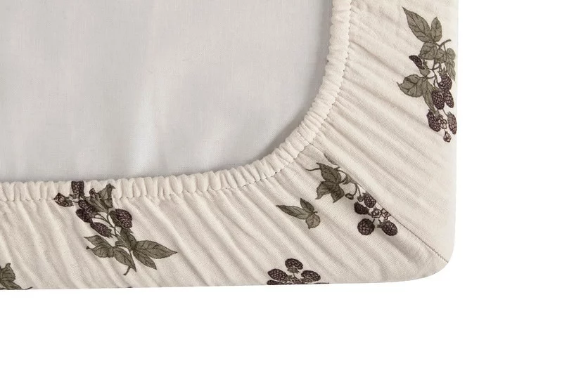 Garbo & Friends Brombeer-Musselin-Wickelauflagenbezug, 50X70 2 Garbo & Friends Brombeer-Musselin-Wickelauflagenbezug, 50X70 – Bild 2