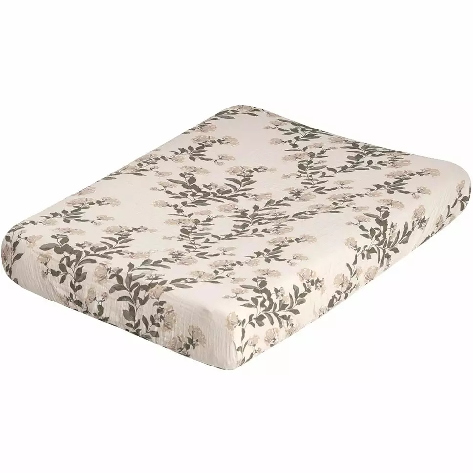 Garbo & Friends Honeysuckle Muslin Wickelauflagenbezug, 50x70 Cm 1 Garbo & Friends Honeysuckle Muslin Wickelauflagenbezug, 50x70 Cm