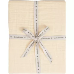 Garbo & Friends Limone Muslin Spannbetttuch, 140x200 Cm