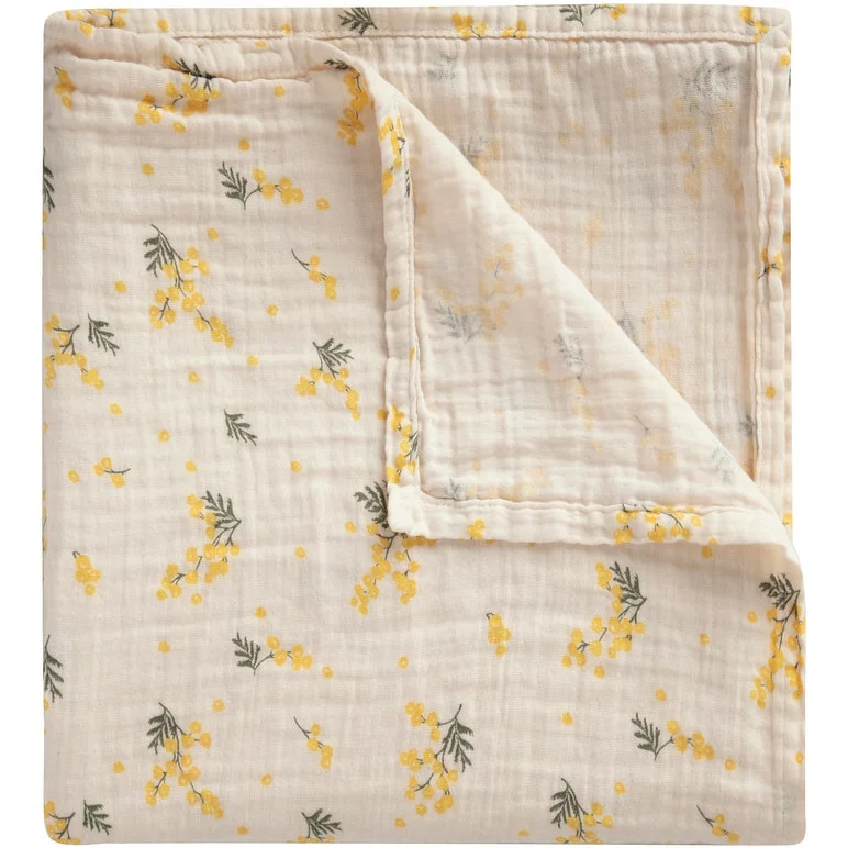 Garbo & Friends Mimosa Muslin Babydecke, 110x110 Cm 1 Garbo & Friends Mimosa Muslin Babydecke, 110x110 Cm
