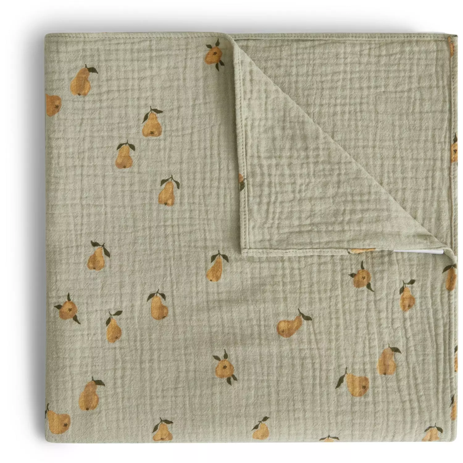 Garbo & Friends Pear Babydecke Musselin, 110x110 Cm 1 Garbo & Friends Pear Babydecke Musselin, 110x110 Cm
