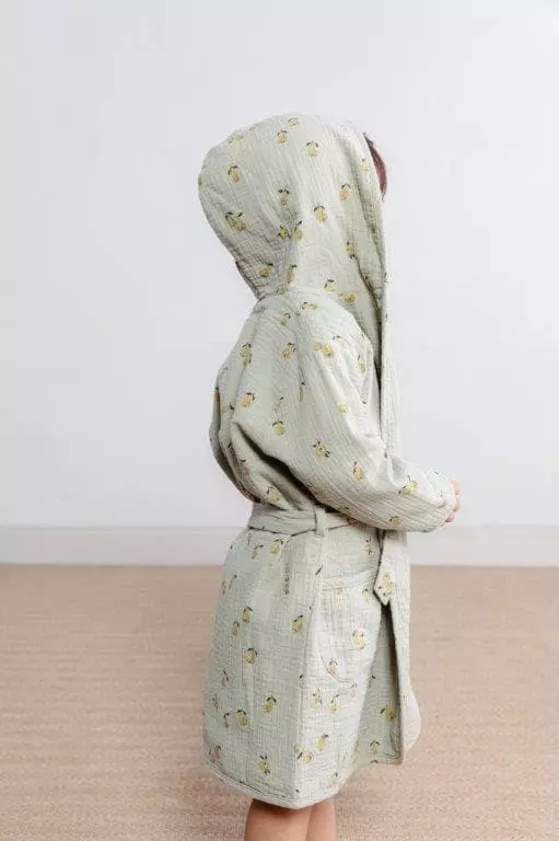 Garbo & Friends Pear Bademantel Musselin, 98/104 3 Garbo & Friends Pear Bademantel Musselin, 98/104 – Bild 3