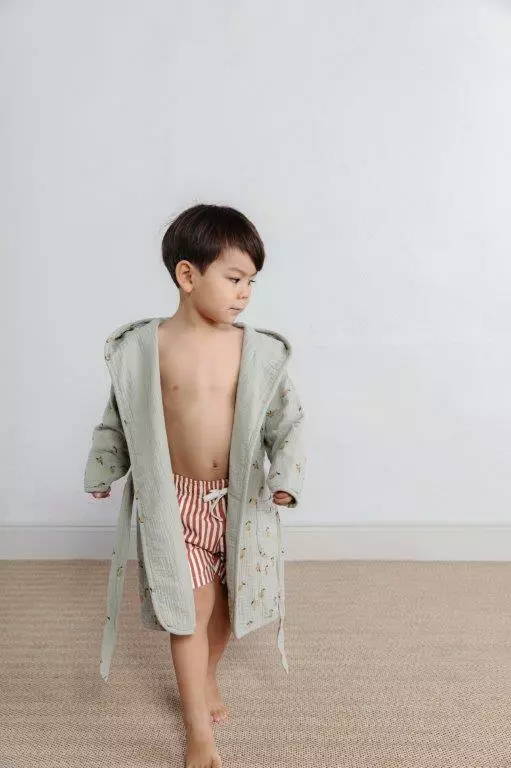 Garbo & Friends Pear Bademantel Musselin, 98/104 4 Garbo & Friends Pear Bademantel Musselin, 98/104 – Bild 4