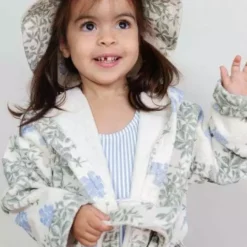 Garbo & Friends Plumbago Bademantel, 1-2 Jahre -Kindertextilien Verkäufe garbo friends plumbago 48 1