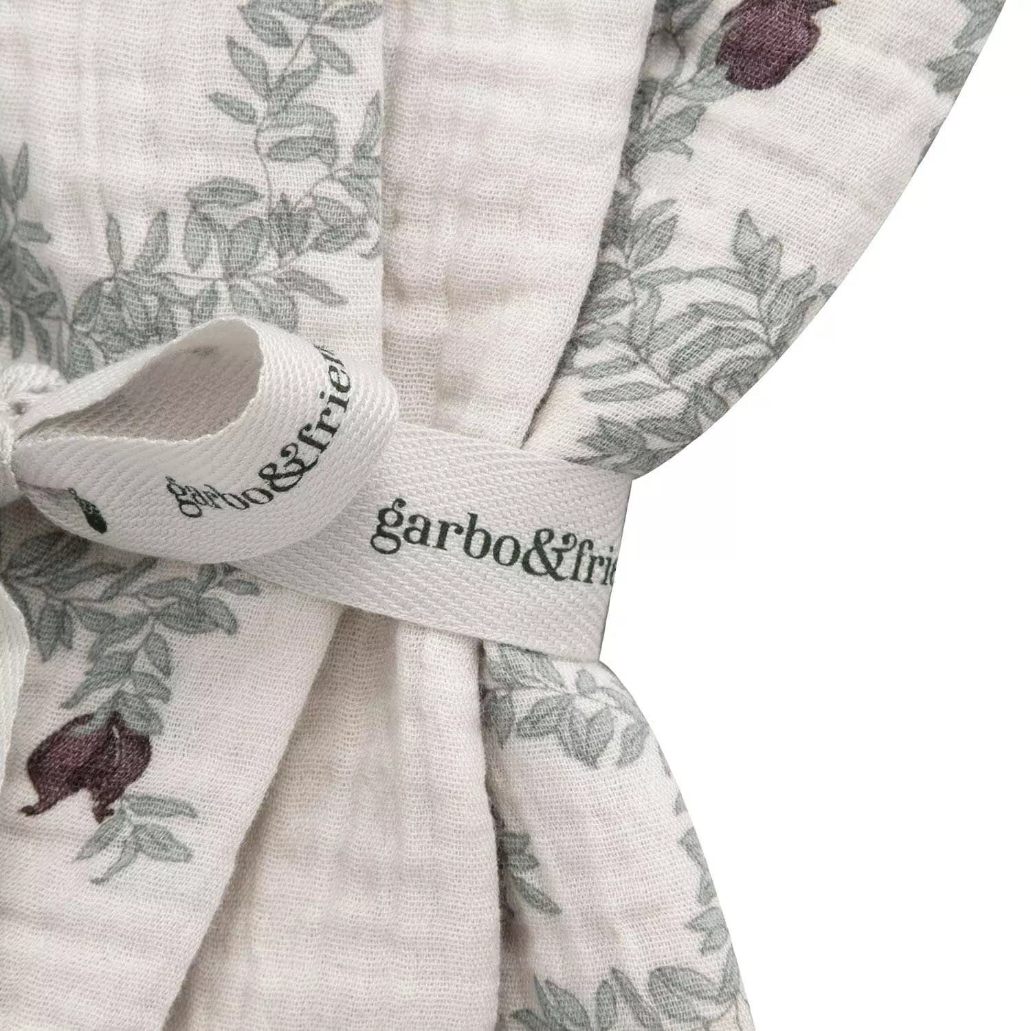 Garbo & Friends Pomegranate Spucktücher 3-er Set Musselin, 40x40 Cm 2 Garbo & Friends Pomegranate Spucktücher 3-er Set Musselin, 40x40 Cm – Bild 2