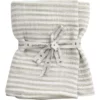 Garbo & Friends Stripe Anjou Decken Musselin 60x60 Cm, 2-er Set