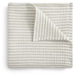 Garbo & Friends Stripe Anjou Babydecke Musselin, 110x110 Cm