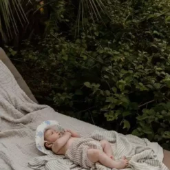 Garbo & Friends Stripe Anjou Babydecke Musselin, 110x110 Cm -Kindertextilien Verkäufe garbo friends stripe anjou 48