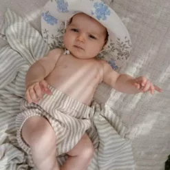 Garbo & Friends Stripe Anjou Babydecke Musselin, 110x110 Cm -Kindertextilien Verkäufe garbo friends stripe anjou 49