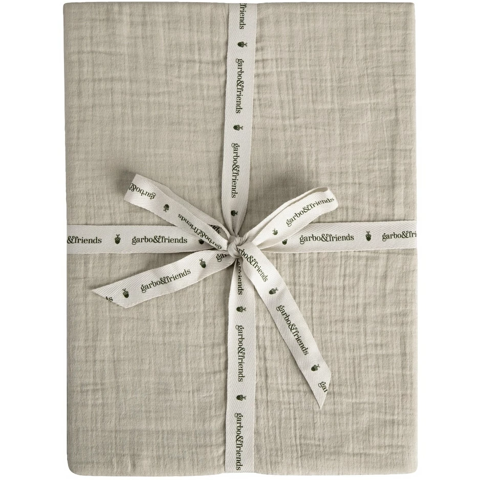 Garbo & Friends Thyme Muslin Spannbetttuch, 60x120 Cm 1 Garbo & Friends Thyme Muslin Spannbetttuch, 60x120 Cm