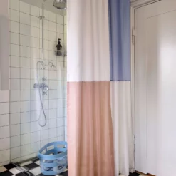 Hay Check Duschvorhang 180x200 Cm, Blau -Kindertextilien Verkäufe hay check shower curtain blue 5