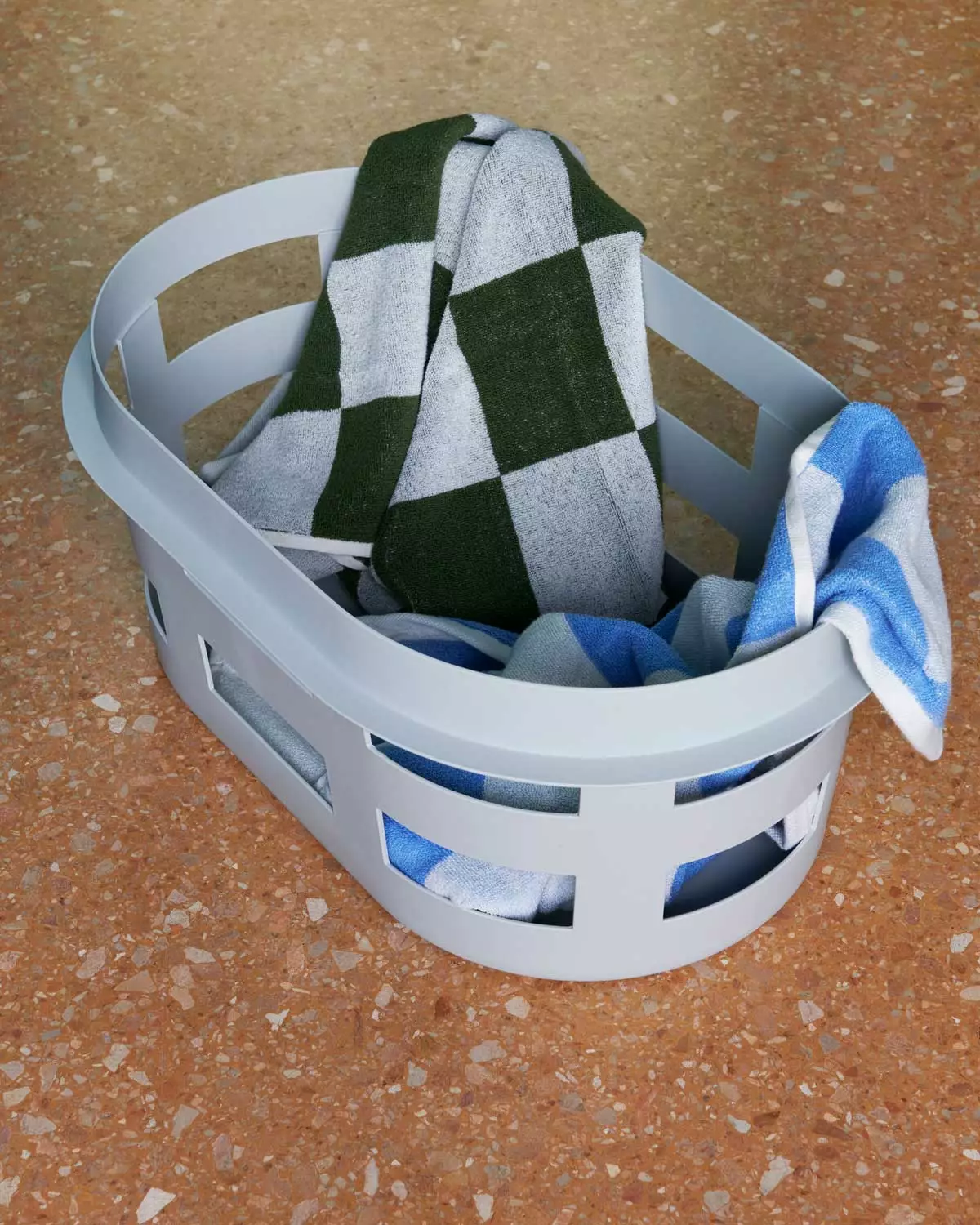 Hay Check Handtuch 100x50 Cm, Sky Blue 3 Hay Check Handtuch 100x50 Cm, Sky Blue – Bild 3