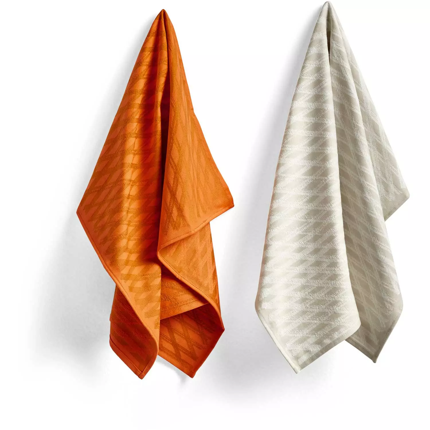 Hay S&B Marker Diamond Geschirrtücher, Beige, 2-er Set 1 Hay S&B Marker Diamond Geschirrtücher, Beige, 2-er Set