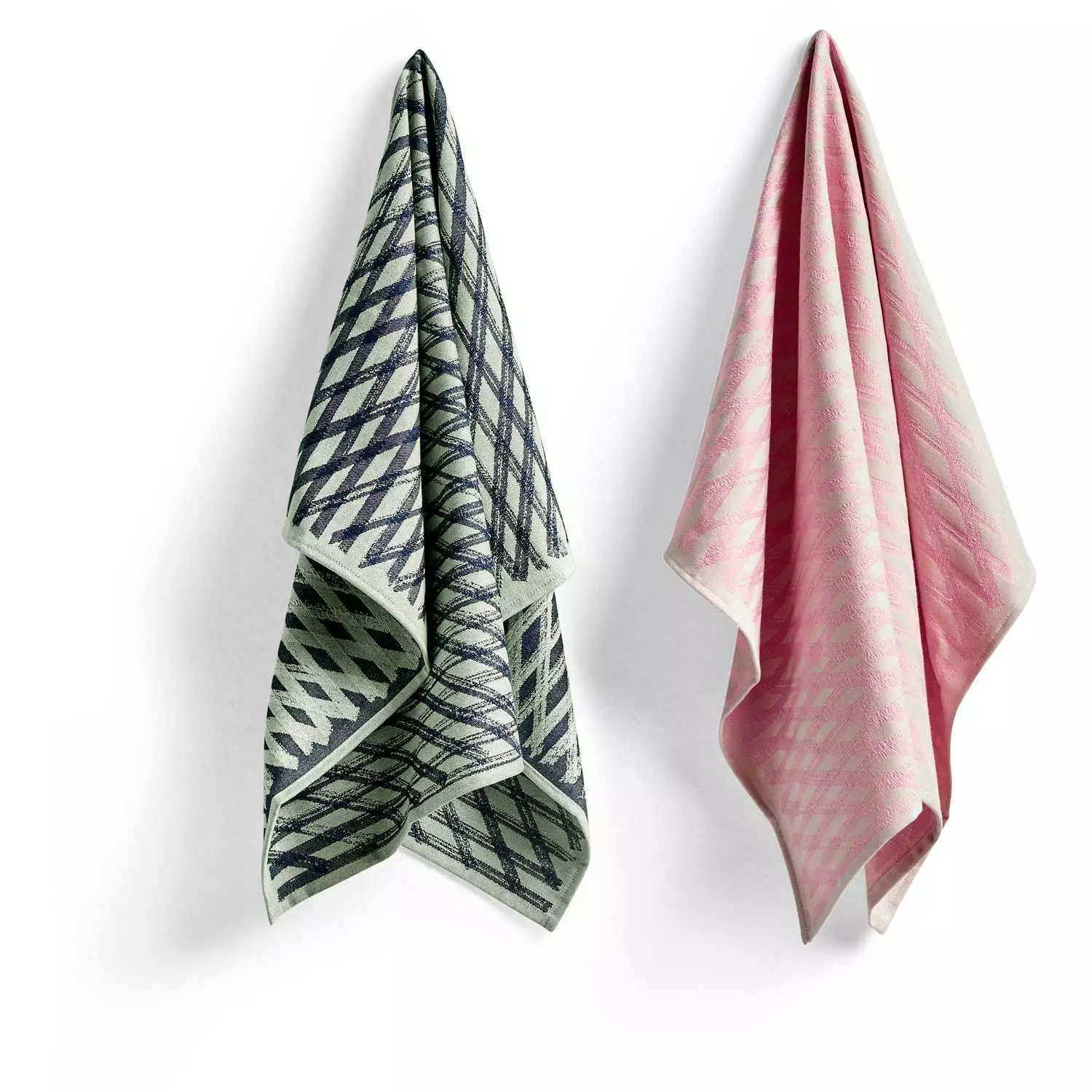 Hay S&B Marker Diamond Geschirrtuch, Grau, 2-er Set 1 Hay S&B Marker Diamond Geschirrtuch, Grau, 2-er Set