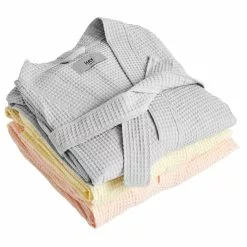 Hay Waffle Multi Bademantel, Glacier 9 Hay Waffle Multi Bademantel, Glacier -Kindertextilien Verkäufe hay waffle bademantel 1