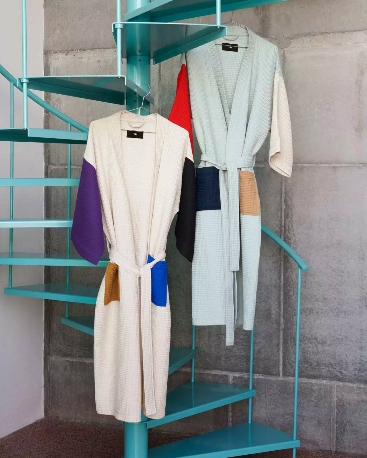 Hay Waffle Multi Bademantel, Glacier 6 Hay Waffle Multi Bademantel, Glacier – Bild 6