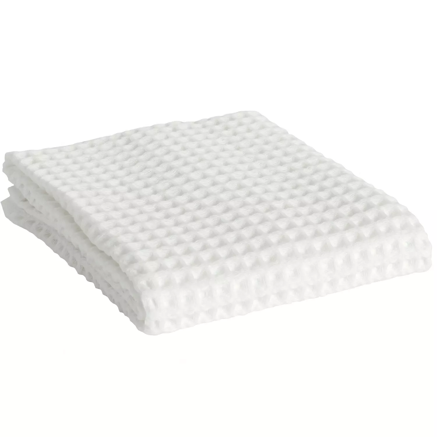 Hay Waffle Handtuch 50x100 Cm, Weiß 1 Hay Waffle Handtuch 50x100 Cm, Weiß