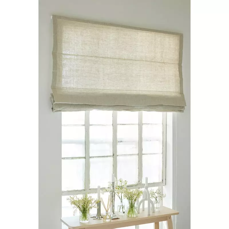 Himla Miramar Raffvorhang 110x180 Cm, Oatmeal 2 Himla Miramar Raffvorhang 110x180 Cm, Oatmeal – Bild 2